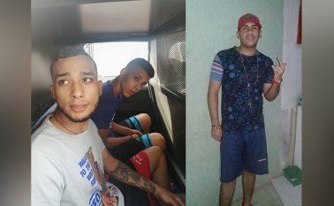 Miguel Chirino Delgado y José Euclides Armas Zamora quedaron a disposición de la Fiscalía. La víctima Johan Daniel Olivar Velásquez, Cortesía