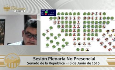 Tan pronto se instaló la nueva Legislatura, el Congreso comenzó el estudio de un proyecto de acto legislativo para reglamentar las sesiones virtuales en la corporación. Colprensa