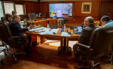 La Corte Constitucional sesiona de manera virtual por la contingencia del COVID-19. Colprensa