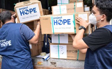 La compañía Project HOPE Colombia donó 56.400 máscaras N-95 al IDS Cortesía/La Opinión