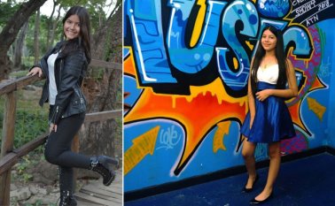 Lecsy Azumy Sisa Duarte y Carol Lozano. Cortesía