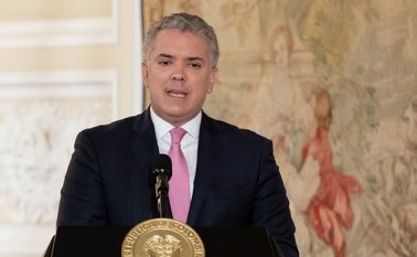 “La Defensoría debe cumplir con su labor de hacer pedagogía, promoción y protección de los derechos humanos en todo el territorio nacional", Duque. Colprensa