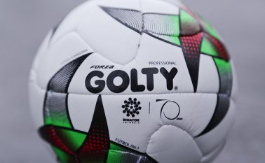 Décimo balón de Golty para el fútbol profesional colombiano. Archivo