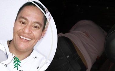 Luis Durán Uribe fue asesinado en la vía que conduce hacia el corregimiento de Aguas Claras. Cortesía