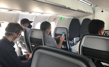 Vuelo comercial nacional después de la emergencia del Coronavirus. Colprensa