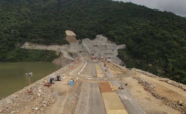 Hidroituango, al interior del proyecto. Colprensa