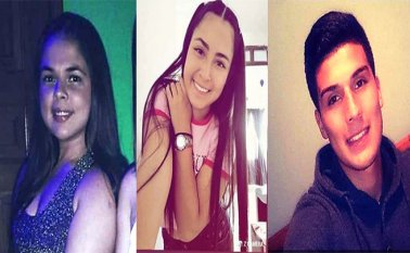 Tres de los jóvenes muertos, Yesica Zúñiga Jaramillo, Laurita Mishael Riascos Melo y Sebastián Quintero. Colprensa