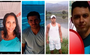 Yadira Herrera Aguilar. - Juan Andrés Sánchez Pacheco - Jorge Sánchez Pacheco - Joimar David Lindarte Rodríguez. Archivo / La Opinión