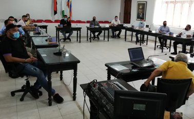 Los concejales del municipio de Ocaña expresan la preocupación por el avance de la pandemia. Cortesía