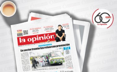 La Opinión cumple 60 años informando. La Opinión