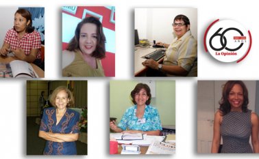 Patricia Giraldo Cañas, Gala Marcela Peña Álvarez, Sixta Tulia Hernández, Mary Stapper Vargas, Luz Marina Perozo Parada y Elsa Nora Machado Escorcia. La Opinión