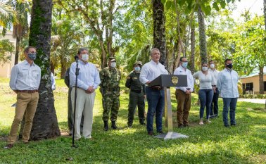 Declaración del Presidente Iván Duque al término de la reunión de revisión estratégica de seguridad en el Catatumbo. Presidencia