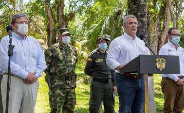 En la operación participaron el Ejército, la Fiscalía General de la Nación, Migración Colombia y la Policía Nacional.  Presidencia