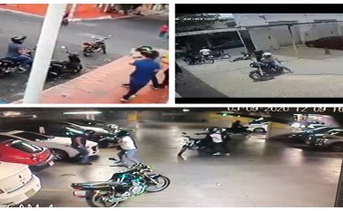 Imágenes de los hechos más recientes. Tomado de vídeos