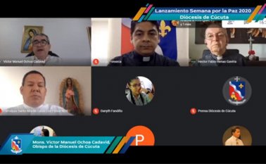 El viernes 4 de septiembre se desarrolló el lanzamiento de la Semana por la Paz a través de una rueda de prensa virtual. Cortesía