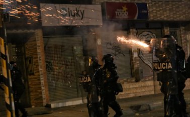 Los actos vandálicos han dejado 60 instalaciones policiales afectadas, entre ellas 54 CAI y 6 estaciones de Policía.  Colprensa