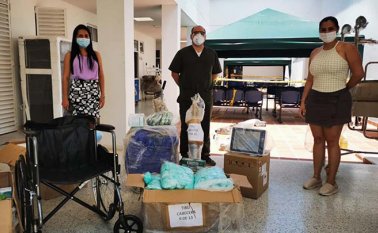 En aras de afrontar la propagación de la pandemia se entregaron elementos de bioseguridad a los puestos de salud de la zona del Catatumbo. Cortesía