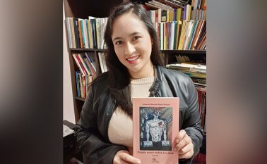 Johanna Rozo, presentó el tercer libro con 87 poesías. Cortesía