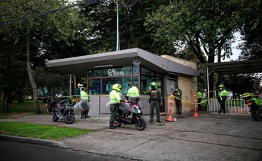 Estación de policía de Villa Luz dónde prestaban su servicio los dos policías involucrados en el presunto asesinato. Colprensa