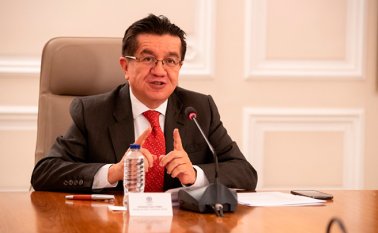 Ministro de Salud, Fernando Ruiz Gómez. Colprensa