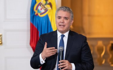 El anunció oficial fue iderado por el presidente de la República, Iván Duque.  Colprensa