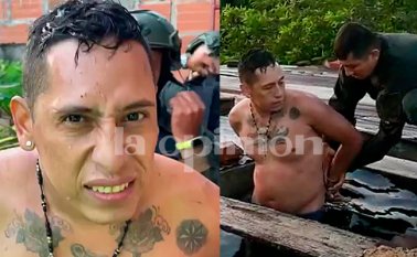 Durante media hora se extendió el operativo de la captura de alias ‘Puchis’, en el barrio Primero de Mayo, de Villa del Rosario. Cortesía