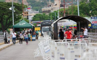 Este es el panorama de este miércoles, 30 de septiembre, en el puente internacional Simón Bolívar. Alfredo Estévez