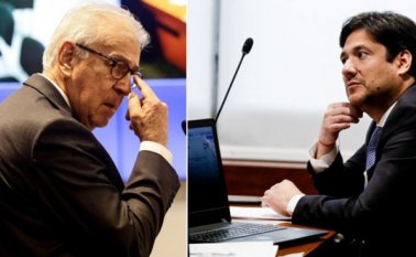 Jairo Yánez, alcalde de Cúcuta / José Augusto Cadena, presidente del Cúcuta Deportivo. Archivo / La Opinión