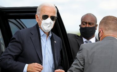 Biden aventaja a Trump en la intención de voto a nivel nacional por 7,2 puntos porcentuales, según el promedio de RealClearPolitics. AFP