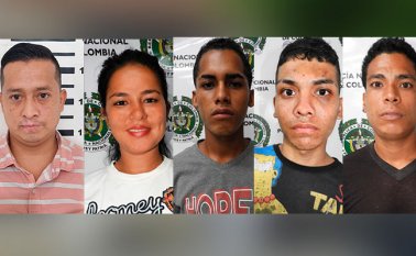 Jorge Luis Dagoberth Galvis, María del Carmen Parada., Miguel David Silva Carvajal , Wilmer Alexander Peña.y Emller Saúl Forte López.. Cortesía