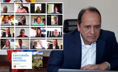 Durante más de 11 horas estuvo reunido el Senado de la República para el debate de control político en defensa del páramo de Santurbán. Twitter