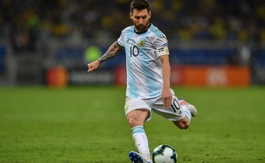 El astro argentino, Lionel Messi, iniciará la búsqueda de su primer título mundial.  AFP