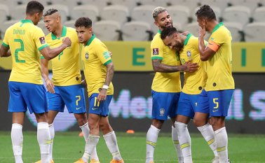 Brasil arrancó las eliminatorias con un sólido 5 a 0. AFP