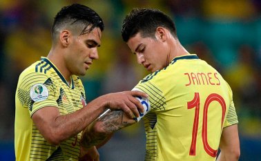 Radamel Falcao García y James Rodríguez son dos de los jugadores con mejor presente de cara al inicio de la misión Catar 2022. Archivo La Opinión