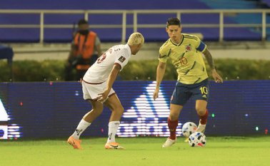 La Selección Colombia de Mayores anotó 3 - 0 Frente a su similar de Venezuela en el estadio Metropolitano de Barranquilla. Colprensa