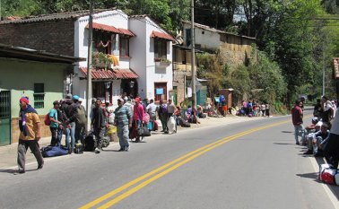 En el Puesto de Mando Unificado se estableció que no habrá un albergue permanente en Pamplona para atender a los caminantes. Roberto Ospino - Juan Pablo Cohen