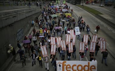 Federación Colombiana de Educadores. Colprensa