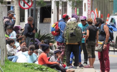 Con corredor humanitario se facilitará el tránsito de migrantes por Pamplona. Roberto Ospino