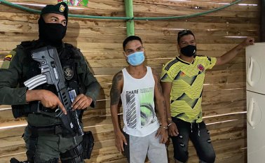 El operativo de la Policía Metropolitana de Cúcuta se desarrolló en los barrios Simón Bolívar, Toledo Plata y Alfonso Gómez, donde fueron detenidos los miembros de la organización. Cortesía