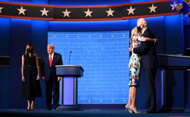 El candidato Joe Biden calificó de criminal la política migratoria del presidente Trump. AFP