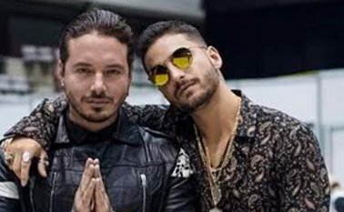 J Balvin y Maluma. Internet