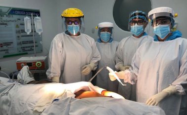 El hospital tiene el equipo Versajet II Plus, uno de los equipos más avanzados para tratar a pacientes con quemaduras. Cortesía