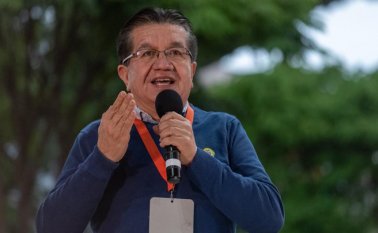 El ministro Ruiz criticó el hecho y aseguró que es inaudito que se utilicen estos medios para desinformar. Colprensa