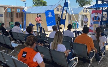 En el lugar de apoyo brindarán atención médica general, vacunación, asesoría jurídica y salud sexual y reproductiva, entre otros servicios. Cortesía / Acnur