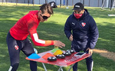 Este es uno de los ejercicios desarrollados por Gutiérrez donde se trabaja toma de decisiones, tiempos y velocidad de reacción. Cortesía