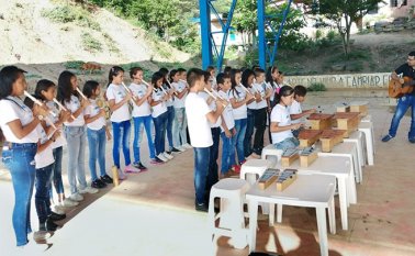 Cúcuta y su área metropolitana tienen casi 600 niños, adolescentes y jóvenes vinculados a través del programa ‘Música para la reconciliación’. Cortesía