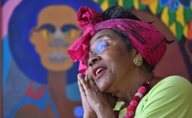 La artista chocoana ha compartido escenarios con agrupaciones como Chocquibtown, Herencia de Timbiquí o Guayacán. Cortesía