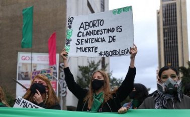 En septiembre se desarrollaron varias movilizaciones en el país por parte de mujeres que le exigen al Gobierno Nacional la despenalización del aborto. Archivo / La Opinión
