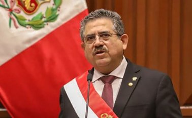 Manuel Merino, nuevo presidente de Perú. AFP