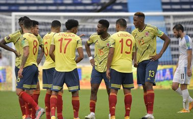 Colombia perdió pro primera vez contra Uruguay en el Metropolitano de Barranquilla AFP